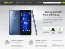 Tablet Screenshot of htcdev.com